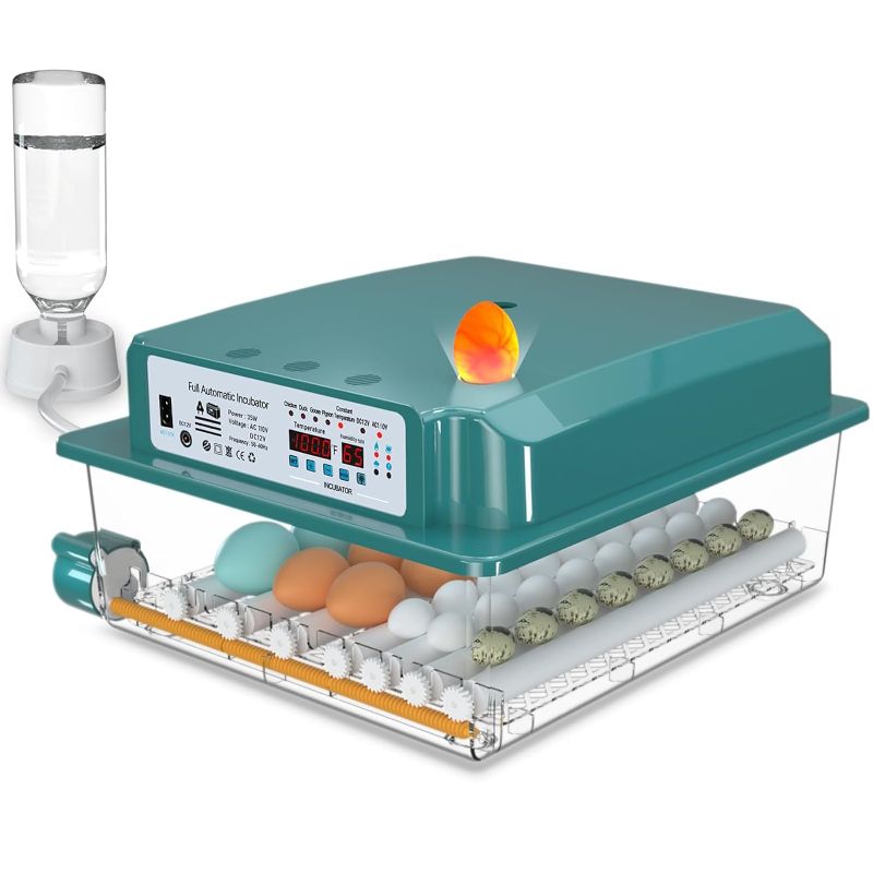 Photo 1 of Egg Incubator, Egg Incubator with Automatic Egg Turning and Humidity Monitoring, Incubator for Chicken Eggs, 36 Eggs Incubator with Egg Candler, for Duck Eggs Quail Eggs
