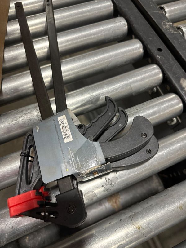 Photo 1 of POWERTEC 71594 12 Inch Bar Clamps with Spreader, Trigger Clamps for Woodworking, One-Handed Carpenter Quick Clamp Sets for Gluing, Wood Clamps for Woodworking Tools, (Pack of 2) 2 Pack