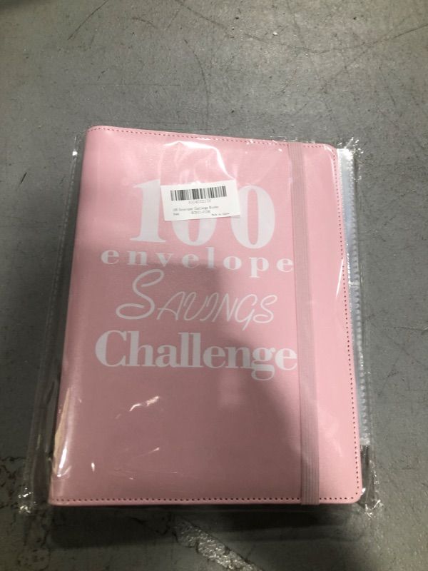 Photo 2 of 100 Envelopes Challenge Binder, Money Saving Challenge Budget Book Binder with Cash Envelopes - Fun Way to Save $5,050 - Pink