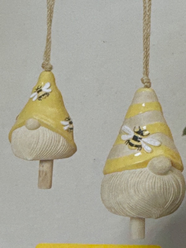 Photo 1 of Ceramic Hanging Gnome Bells