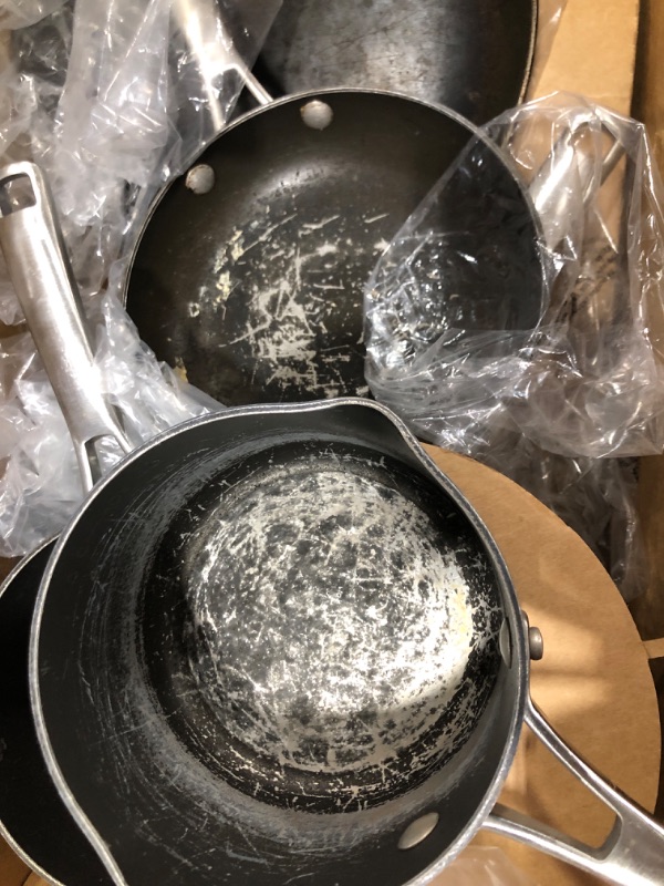 Photo 3 of Calphalon Classic Hard-Anodized Nonstick Cookware, 10-Piece Pots and Pans Set 10-Piece Nonstick w/ AquaShield™