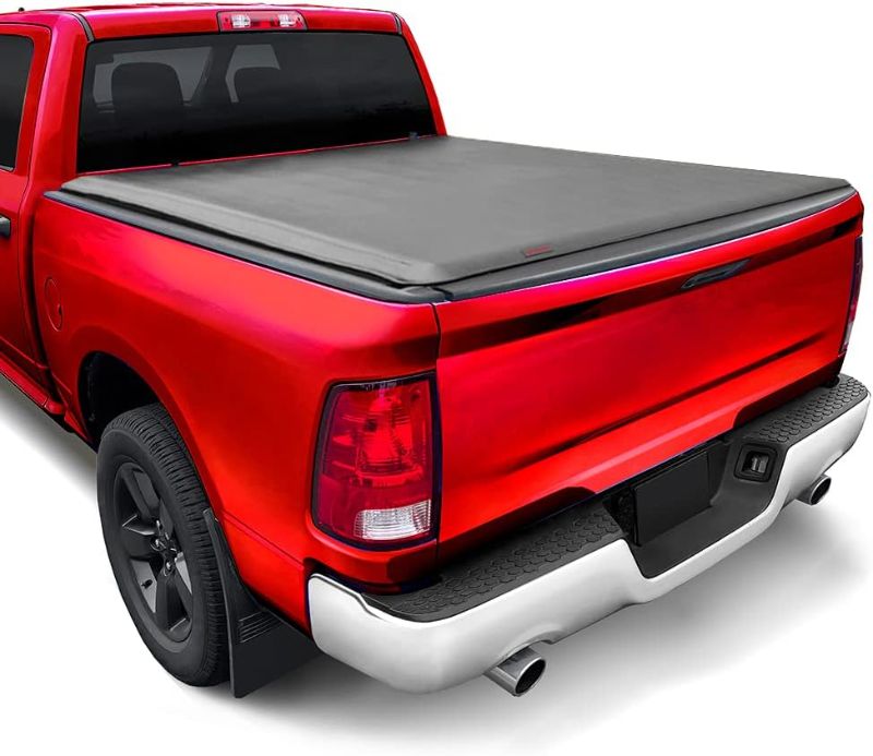 Photo 1 of MaxMate Soft Roll-up Truck Bed Tonneau Cover Compatible with 2009-2018 Dodge Ram 1500; 2019-2023 Classic | 5'7" (67") Bed | TCD169018A
