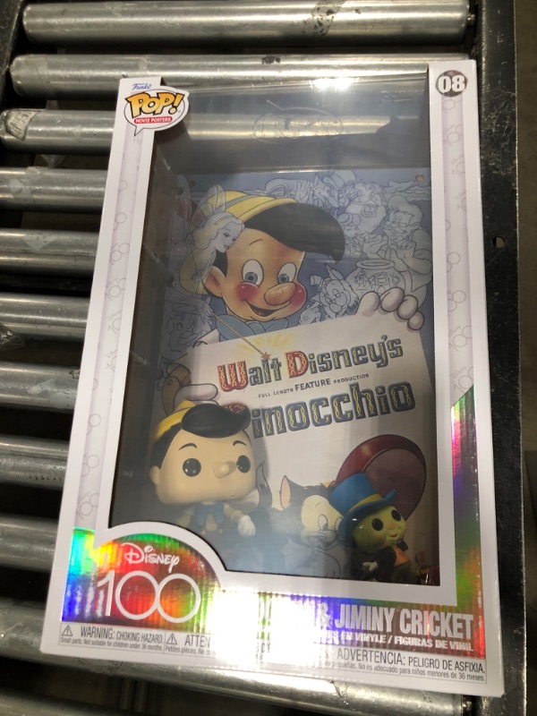 Photo 2 of Funko Pop! Movie Poster: Disney 100 - Pinocchio, Pinocchio & Jiminy Cricket