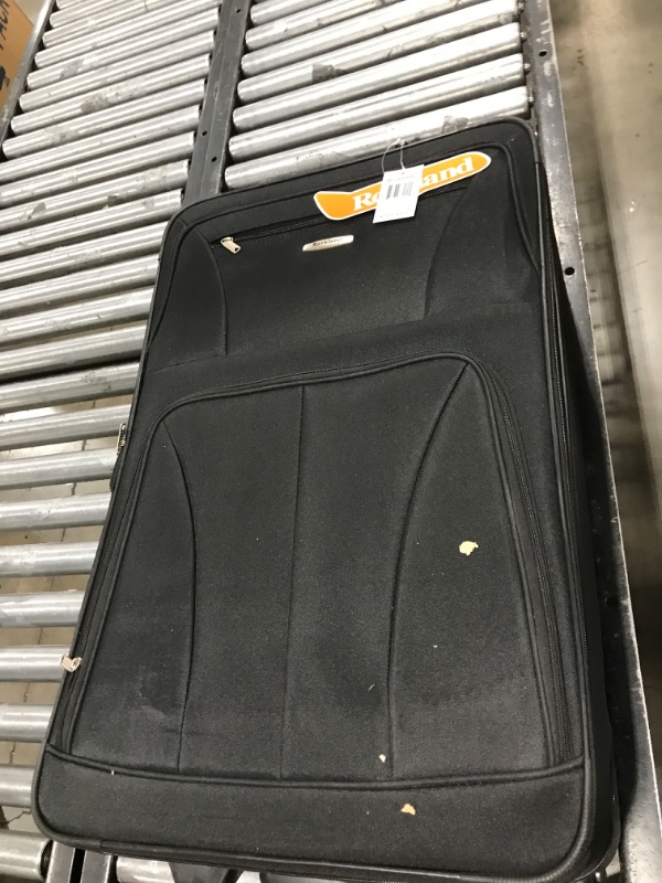 Photo 2 of Rockland Journey Softside Upright Luggage Set, Black, 4-Piece (14/19/24/28) 4-Piece Set (14/19/24/28) Black