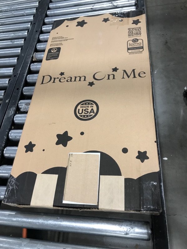 Photo 3 of Dream On Me Universal Cradle Mattress | Waterproof | 2” Fiber Core | Cradle Mattress | Greenguard Gold Certified | 36" x 18" White Check Vinyl Cover