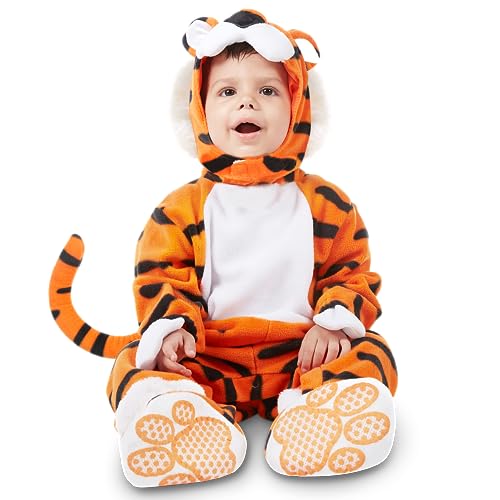 Photo 1 of Spooktacular Creations Deluxe Baby Tiger Costume Set for Halloween Dress up Party, Animal Theme Party and Cartoon CharactersThemed Party (12-18 Months
