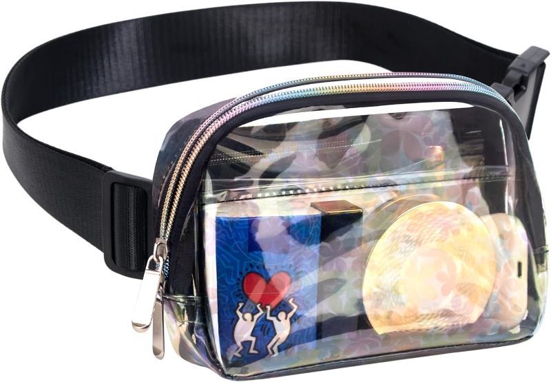 Photo 1 of Mum’s Memory Clear Mini Belt Bag for Women, Everywhere Crossbody Fanny Pack for Travel, Running, Hiking, and Cycling
