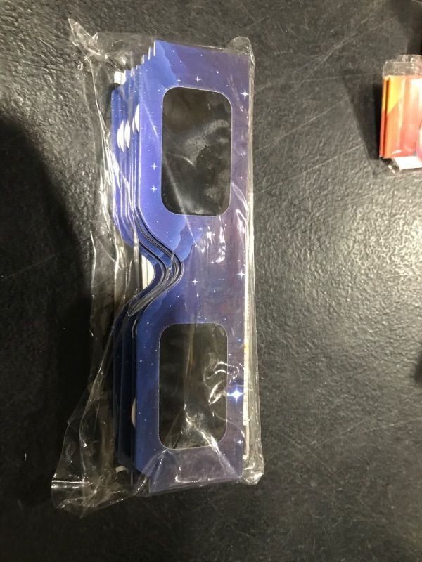 Photo 2 of Medical king Solar Eclipse Glasses (10 pack) 2024 CE and ISO Certified Safe Shades for Direct Sun Viewing Approved 2024