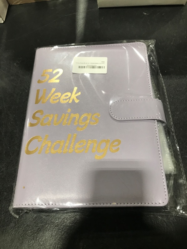 Photo 2 of 52 Week Envelopes Money Saving Challenge Binder, A5 Budget Binder with Cash Envelopes, Savings Challenges Book to Save $5,200, Budget Planner for Budgeting Planner Saving Money (Purple)