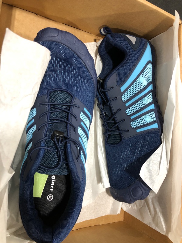 Photo 1 of MENS 13 1/2 BLUE RUNNING SHOES 