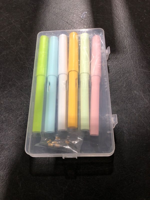 Photo 1 of 6 Pcs Inkless Pencils Eternal with Pencil Case, Everlasting Pencil with 6 pcs Replacement Nibs, Infinite Pencil, Unlimited Writing Pencil, Reusable Erasable Pencil for Student Artist Writing Drawing