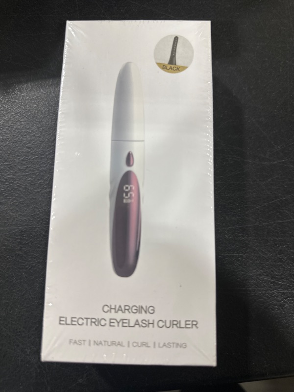 Photo 1 of Heated Eyelash curlers Fast Heat up Within 10s,Electric Eyelash Curler for Women,24 Hours Long Lasting, lash Curler Type C Rechargeable Black
