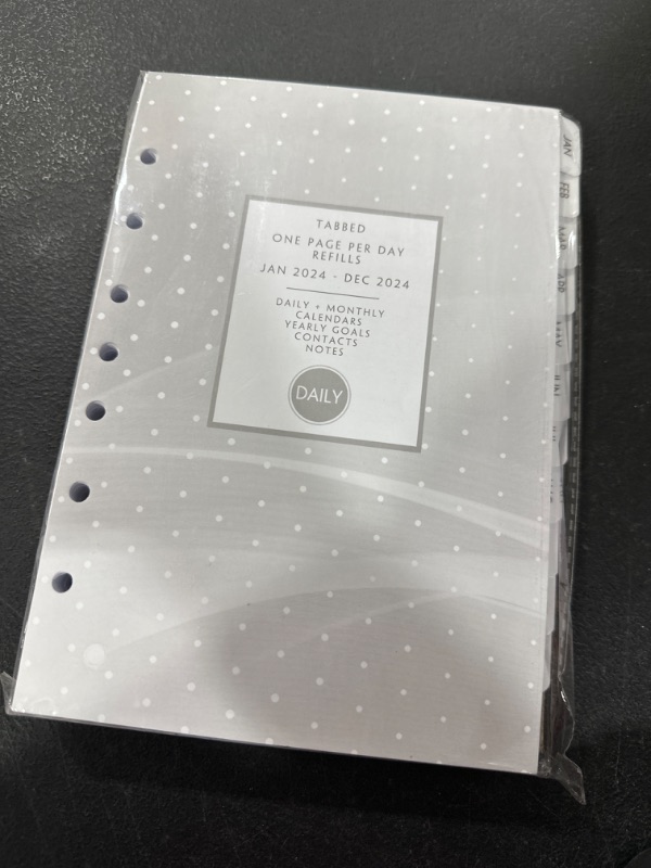 Photo 2 of 2023 Planner Refill, One Page Per Day, Daily & Monthly, Appointment Schedule, Priorities, Daily To Do, Notes (Classic, Size 4, Jan 2023 - Dec 2023) 1-Page Per Day