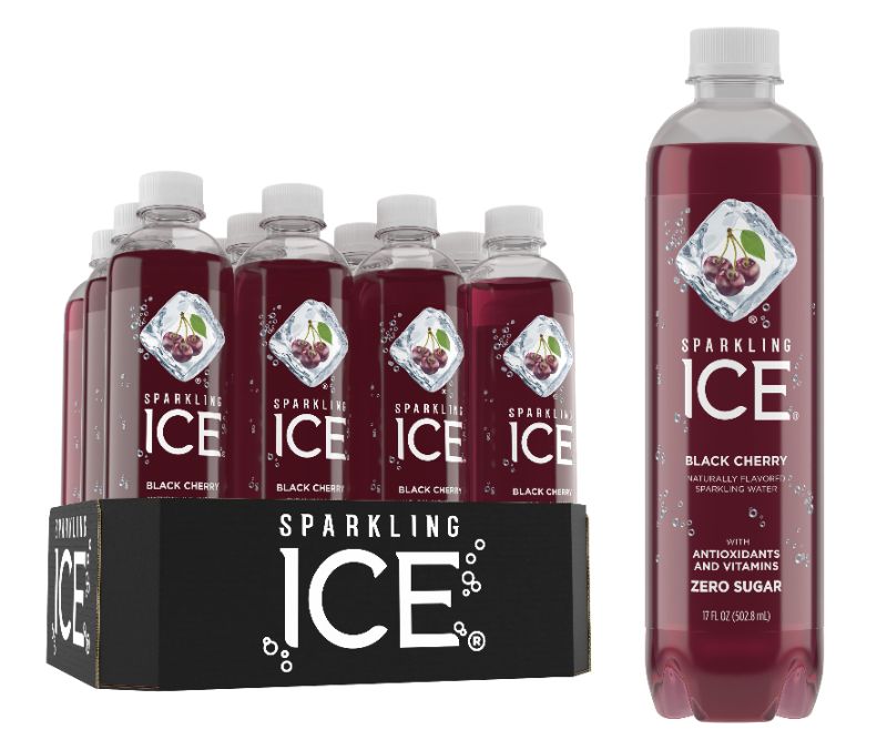 Photo 1 of Sparkling Ice Black Cherry 17 Oz.bottles, PK12
