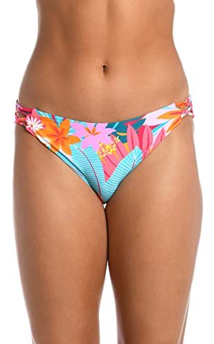 Photo 1 of Hobie Women's Standard Tab Side Hipster Swimsuit Bottom, Multi//Aloha Tropics, XL
