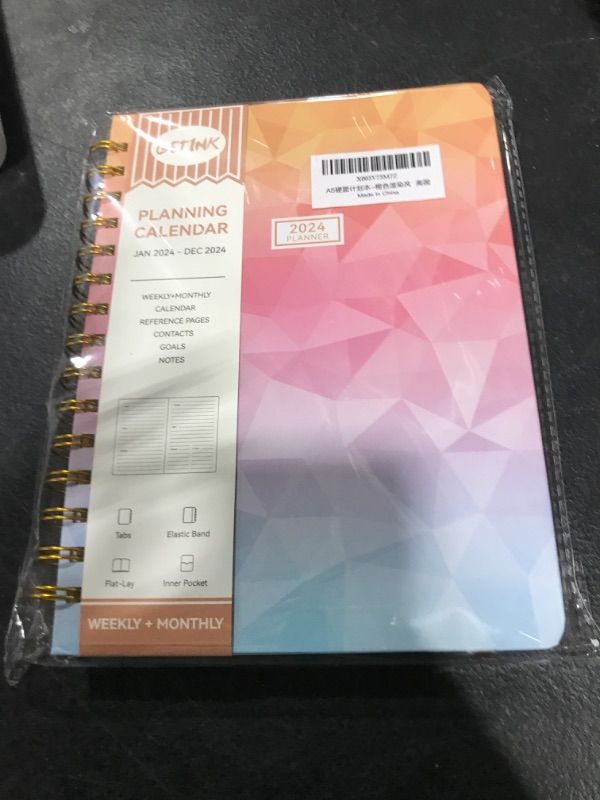 Photo 1 of 2024 PLANNER WEEKLY/MONTHLY CALENDAR 