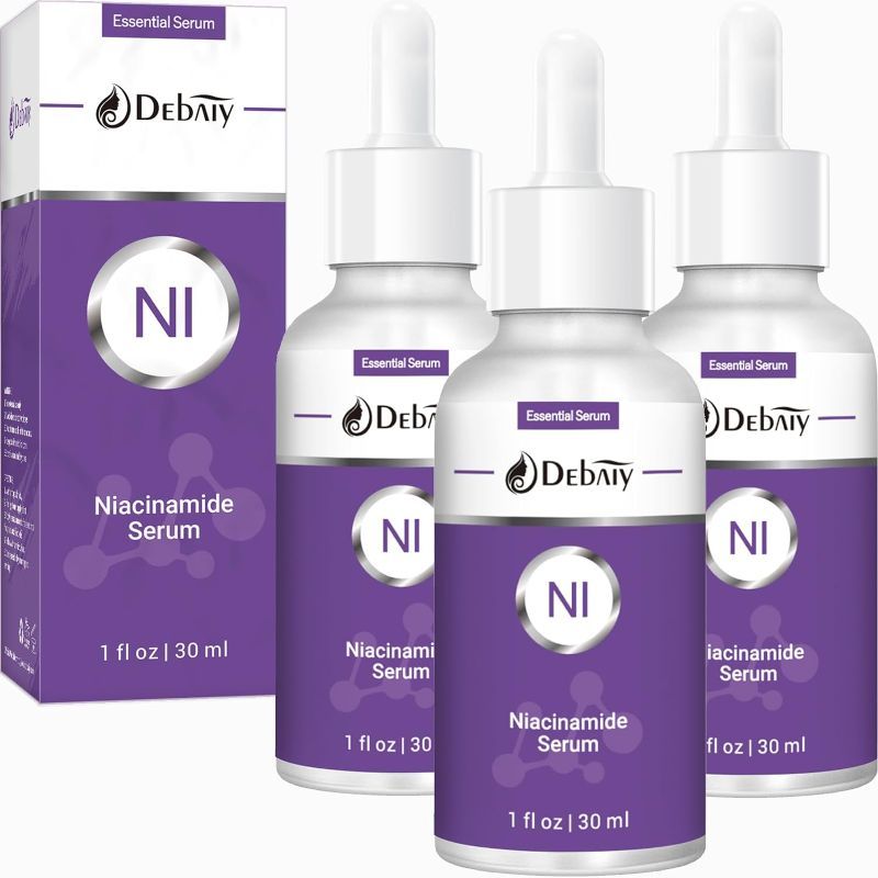 Photo 1 of DEBAIY 3 Pack Niacinamide Serum for Face Moisturizing Inhibits Melanin & Restore Skin Natural -(1fl.oz|30ml)