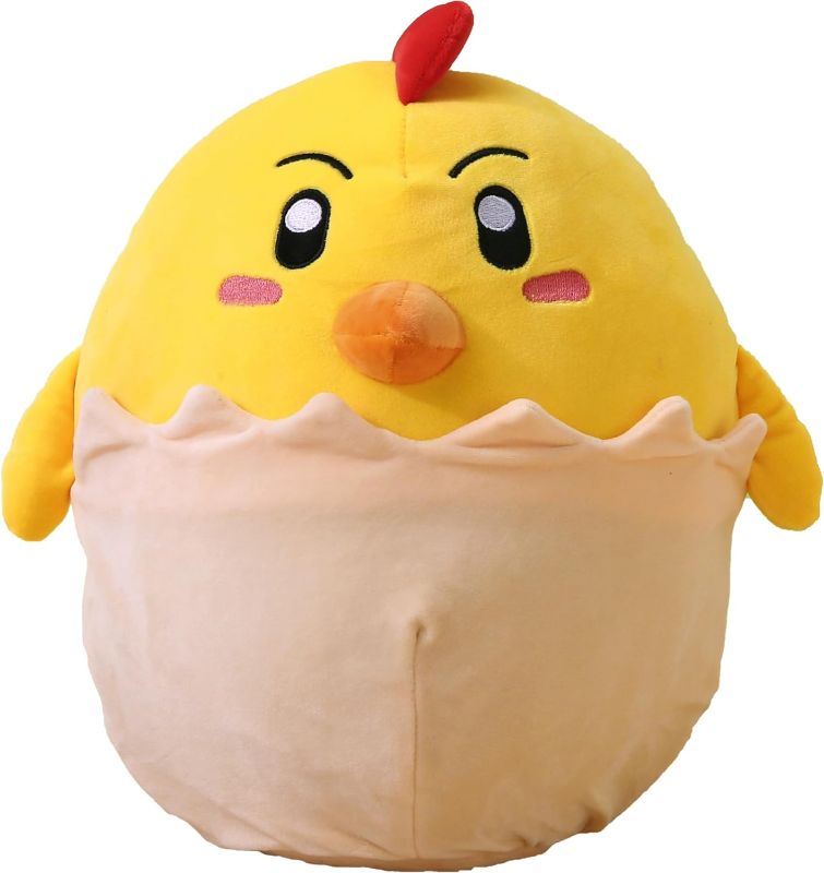 Photo 1 of 12 Inch Chick Plush Toy with Pp Cotton Plush Toy Filling Stuffed Animals Plush Pillow 12”
