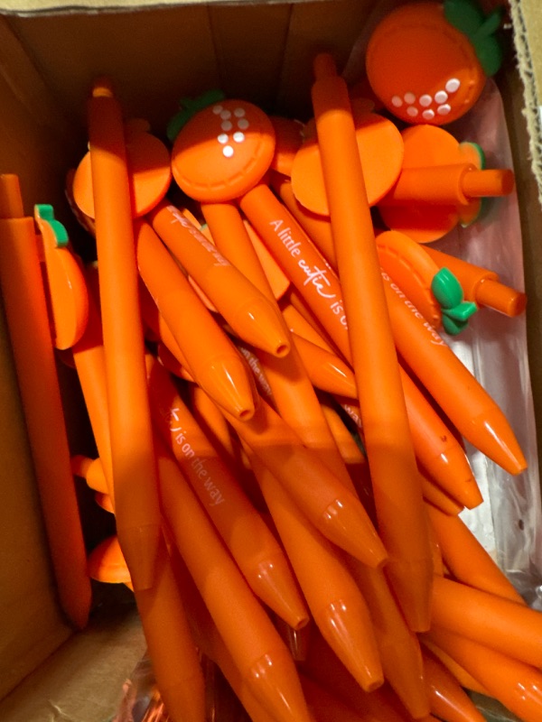Photo 1 of Box of Orange Pens