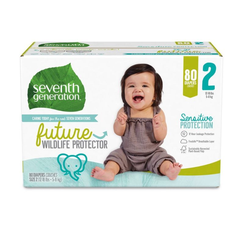 Photo 1 of Seventh Generation Baby Diapers Sensitive Protection Free & Clear
