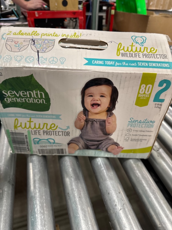 Photo 2 of Seventh Generation Baby Diapers Sensitive Protection Free & Clear
