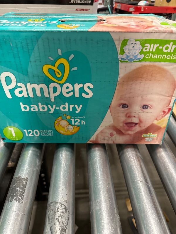 Photo 2 of Pampers Baby Dry Diapers Size 1 120 Count Size 1 (120 Count) 120