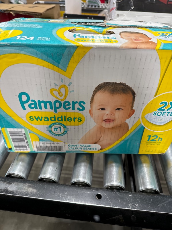 Photo 1 of Pampers Swaddlers Diapers - Size 2 Pack of 124