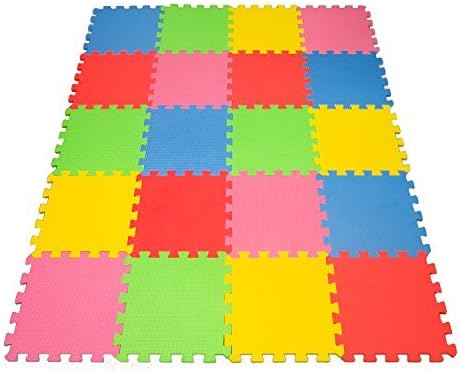 Photo 1 of Angels XLarge Foam Mats Toy ideal Gift, Colorful Tiles Multi Use, Create & Build A Safe PLay Area Interlocking Puzzle eva Non-Toxic Floor for Children Toddler Infant Kids Baby Room & Yard Superyard
