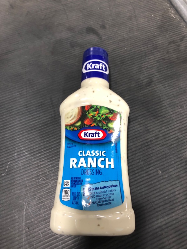 Photo 2 of Kraft Classic Ranch Salad Dressing (16 fl oz Bottle) Classic Ranch 16 Fl Oz (Pack of 1)