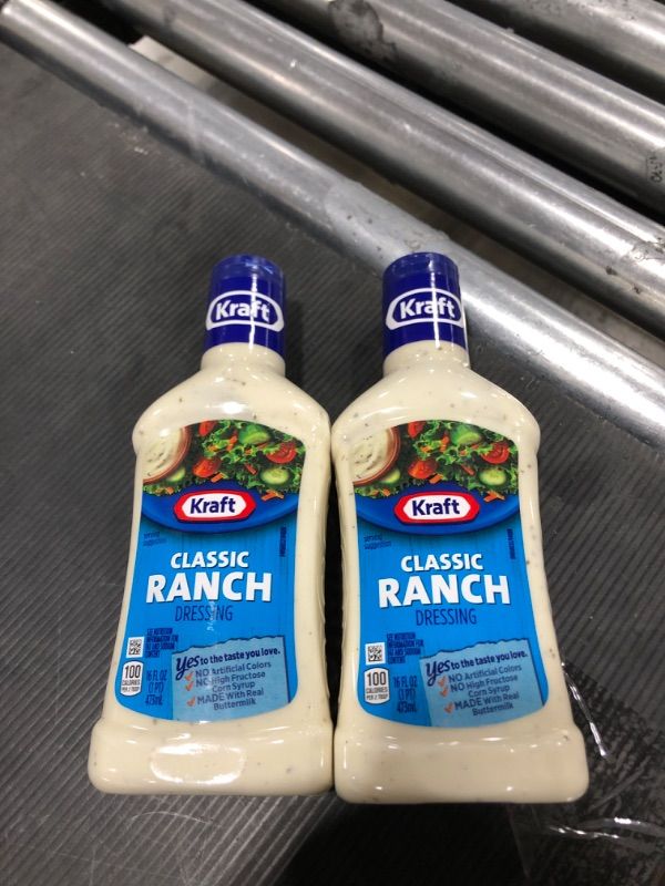 Photo 2 of Kraft Classic Ranch Salad Dressing (16 fl oz Bottle) Classic Ranch 16 Fl Oz (Pack of 2)