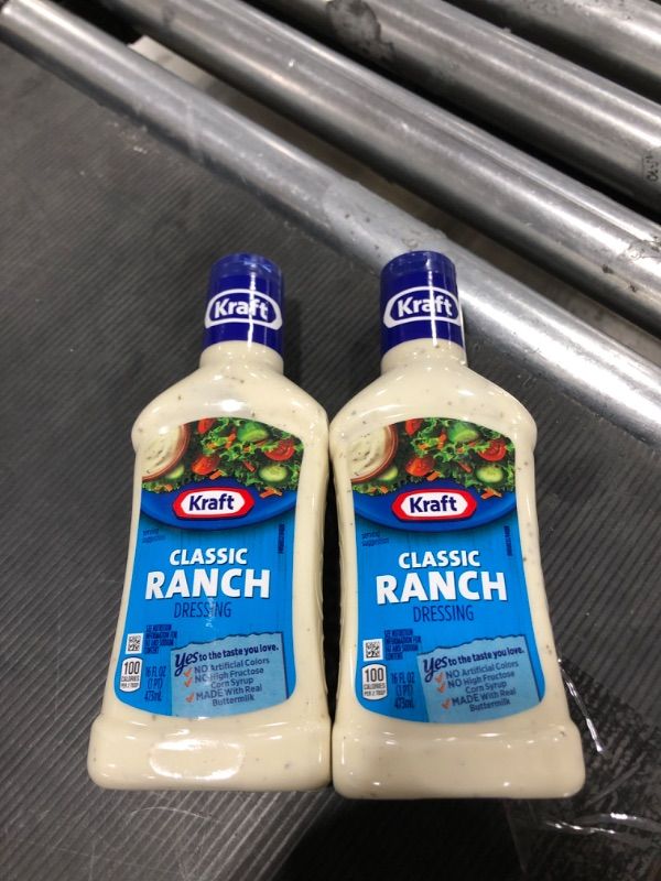 Photo 1 of Kraft Classic Ranch Salad Dressing (16 fl oz Bottle) Classic Ranch 16 Fl Oz (Pack of 2)