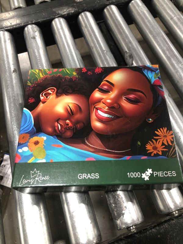 Photo 2 of African American Puzzles : 1000 Piece African American Jigsaw by LewisRenee, Celebrate Black Heritage, Culture & Art with a Relaxing Mental Challenge for Adults and Seniors (Grass)
