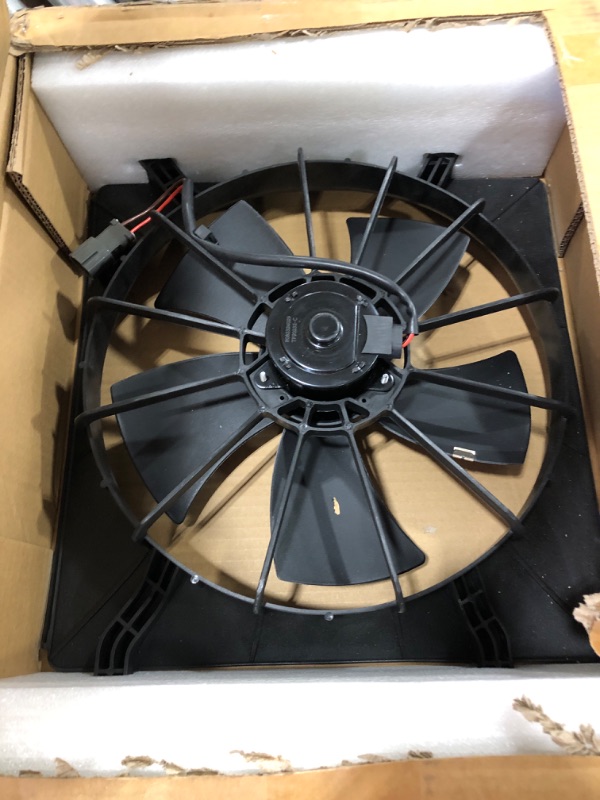 Photo 2 of A-Premium Engine Radiator Cooling Fan Assembly Compatible with Select Honda Models - CR-V CRV 2002-2006, Element 2003-2011 - Replace# 19015PNB003, 19030PZDA01