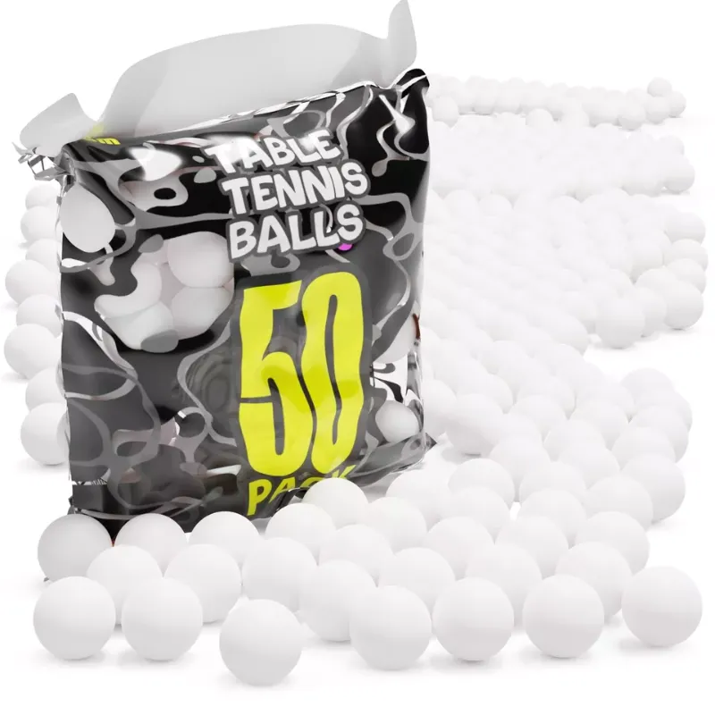 Photo 1 of 50 Pack White Ping Pong Balls 1 Star 