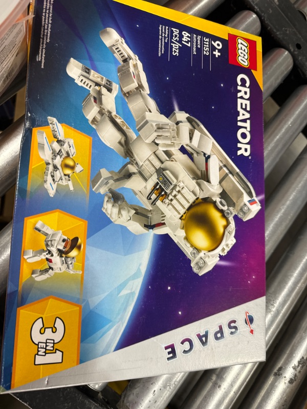 Photo 2 of LEGO Creator 3 in 1 Space Astronaut Toy, Building Set Transforms from Astronaut Figure to Space Dog to Viper Jet, Space-Themed Gift Idea for Boys and Girls Ages 9 Years Old and Up, 31152