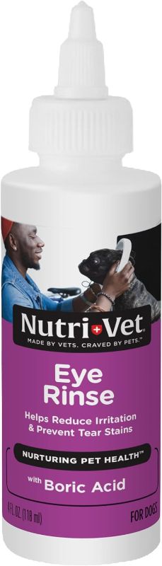 Photo 1 of Box Of 12 Nutri-Vet Eye Rinse Non-irritating Ophthalmic Liquid Solution for Dogs
