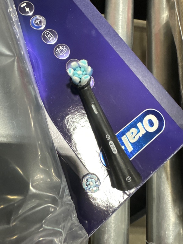 Photo 3 of Oral-B iO Series 9 Electric Toothbrush with 3 Replacement Brush Heads, Black Onyx iO9 Power Handle Blackonyx