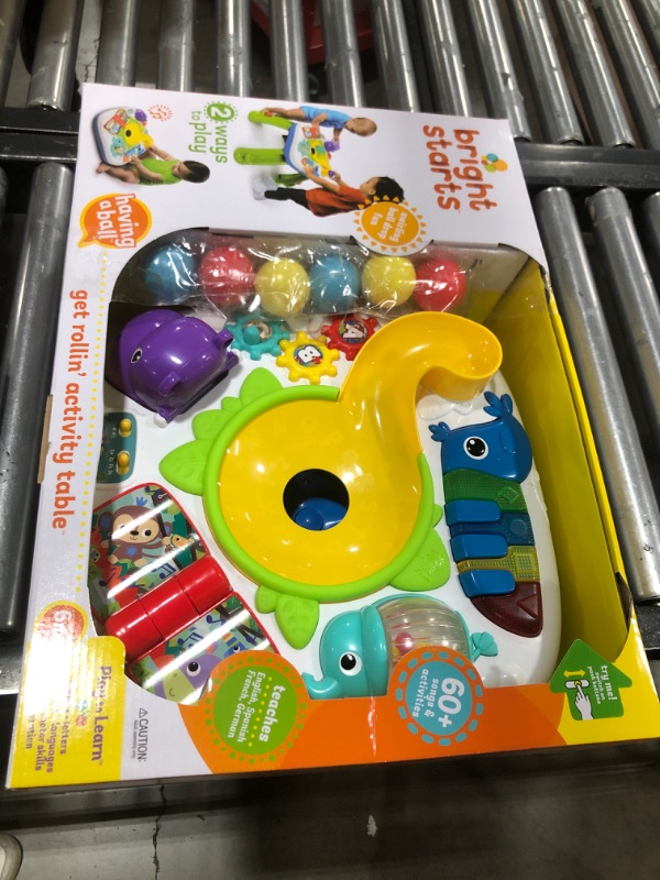 Photo 2 of Bright Starts Having a -Ball Get Rollin' Activity Table, Ages 6 months +