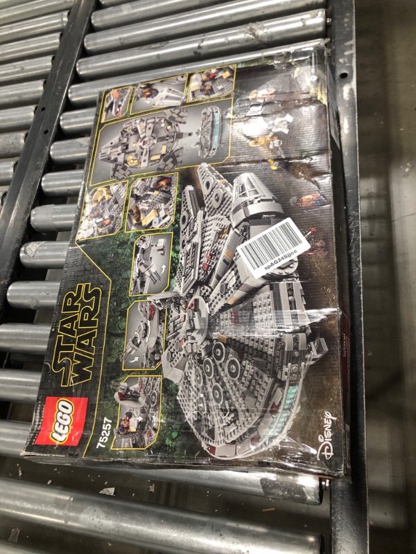 Photo 3 of LEGO Star Wars Millennium Falcon 75257 Starship Construction Set, with Finn, Chewbacca, Lando Calrissian, Boolio, C-3PO, R2-D2 and D-O, The Rise of Skywalker Collection Standard Packaging
