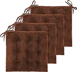Photo 1 of 4 Pack Chair Cushions for Dining Office Kitchen Chairs