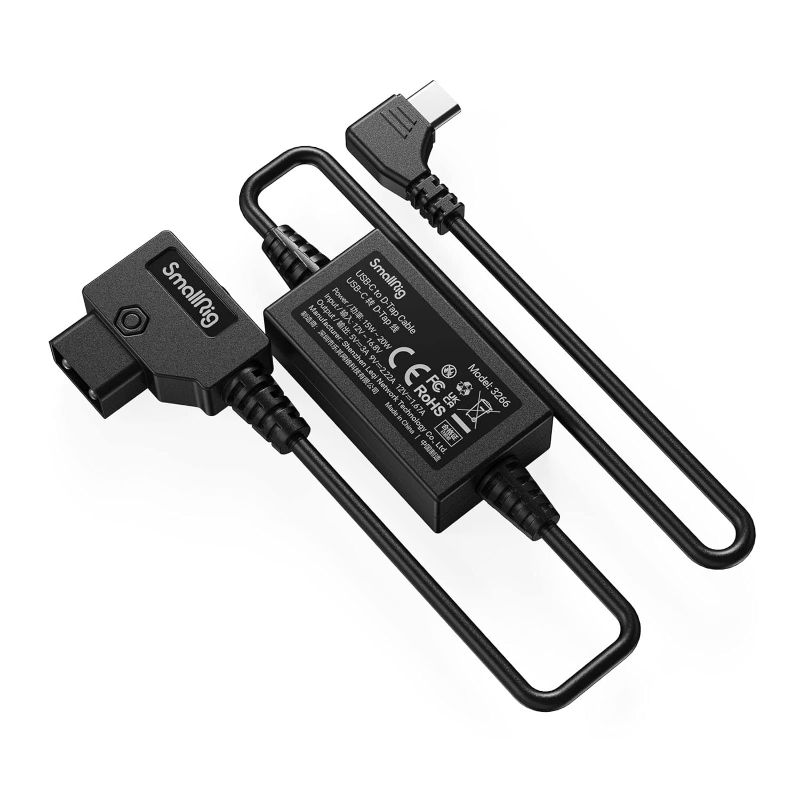 Photo 1 of SMALLRIG D-Tap to USB-C Power Cable, Power-Supply Accessory of MagicFIZ Wireless Follow Focus System, Supports Fast Charging & Short Circuit Protection - 3266
