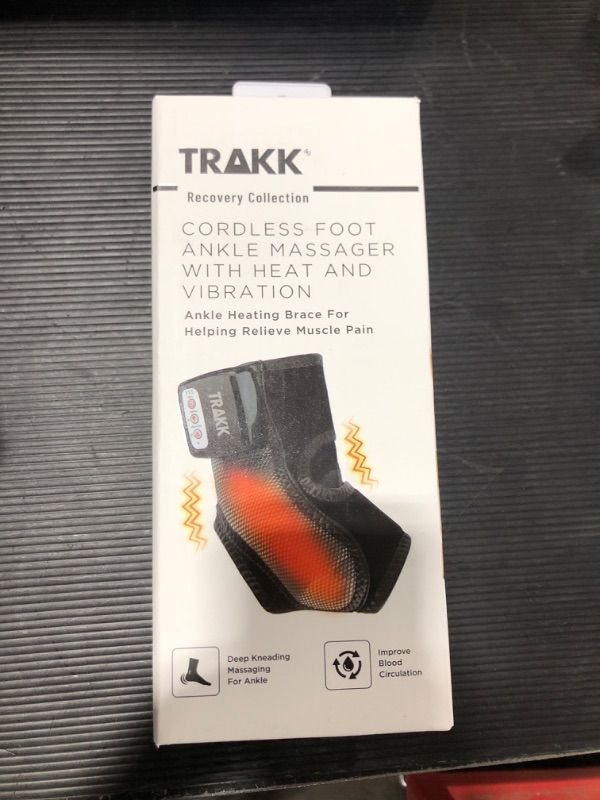 Photo 2 of TRAKK Adjustable Vibration Heat Ankle Foot Massager
