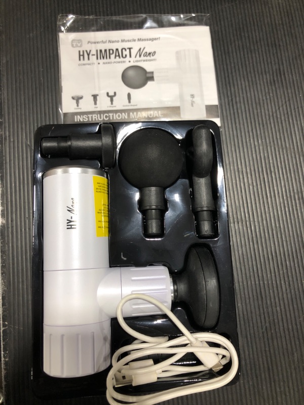 Photo 2 of HY-IMPACT Nano Pocket Sized Powerful Deep Tissue Massager- Compact Sized Portable Deep Tissue Massager