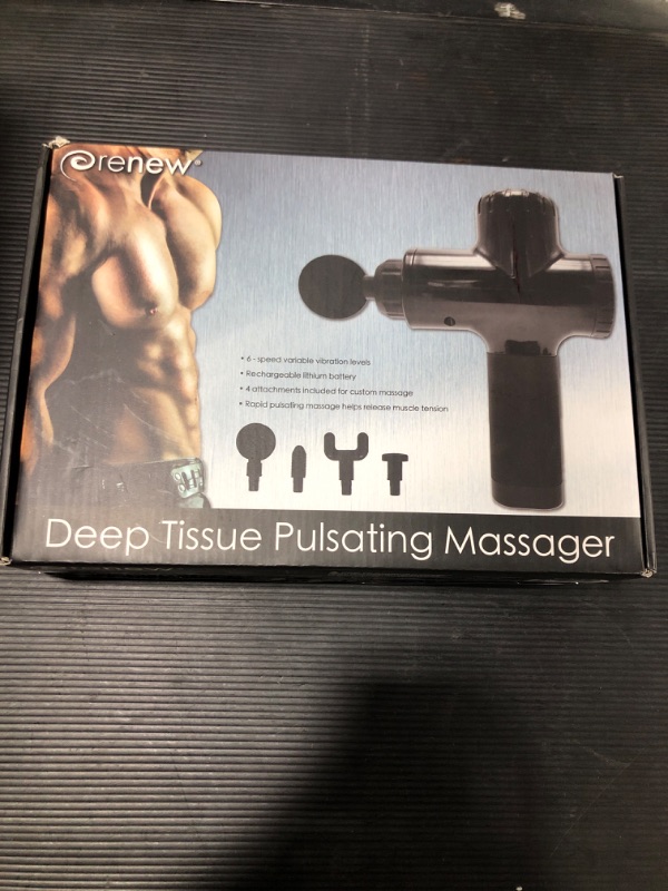 Photo 4 of Renew Deep Tissue Pulsating Massager with Attachments
