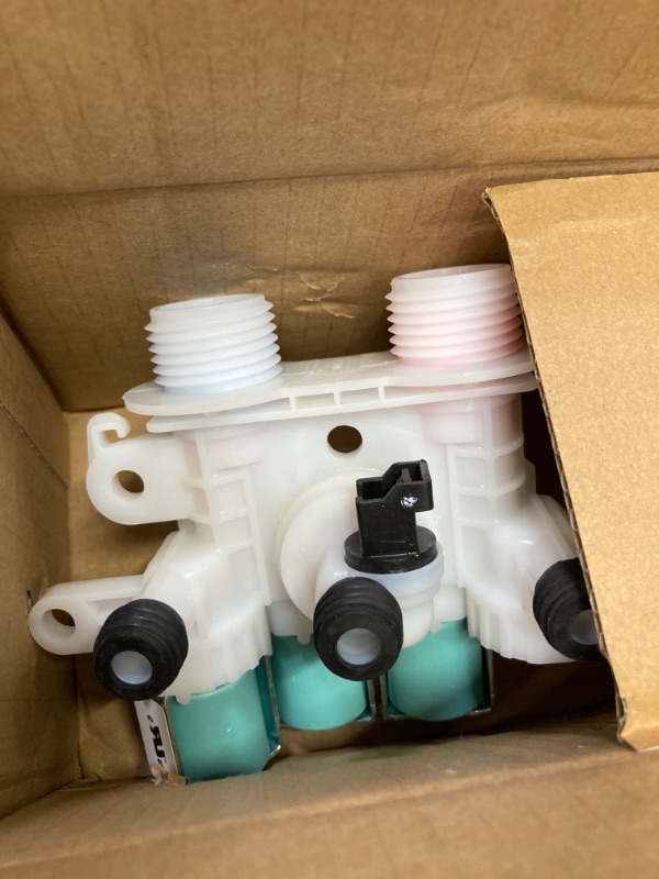 Photo 2 of W11220230 Water Inlet Valve -Exact for Whirlpool Cab.rio Kenmore Washer-Replaces W11220230 W11096268 W10758829 AP6329544 W10853296 AP6329544