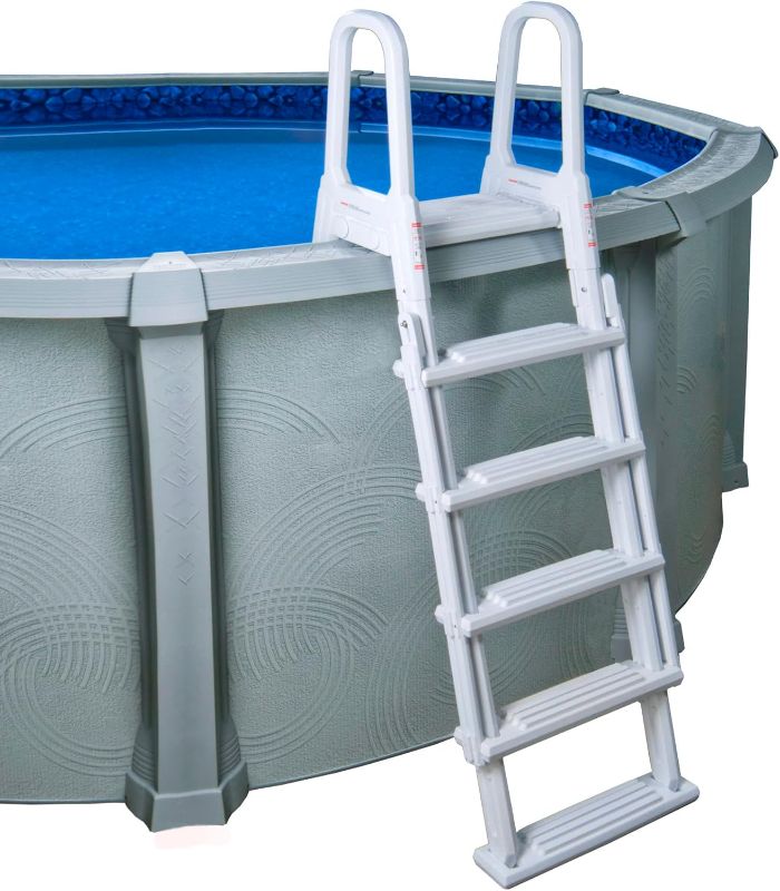 Photo 1 of A Frame Flip up Ladder, swimming pool frame, pool liner