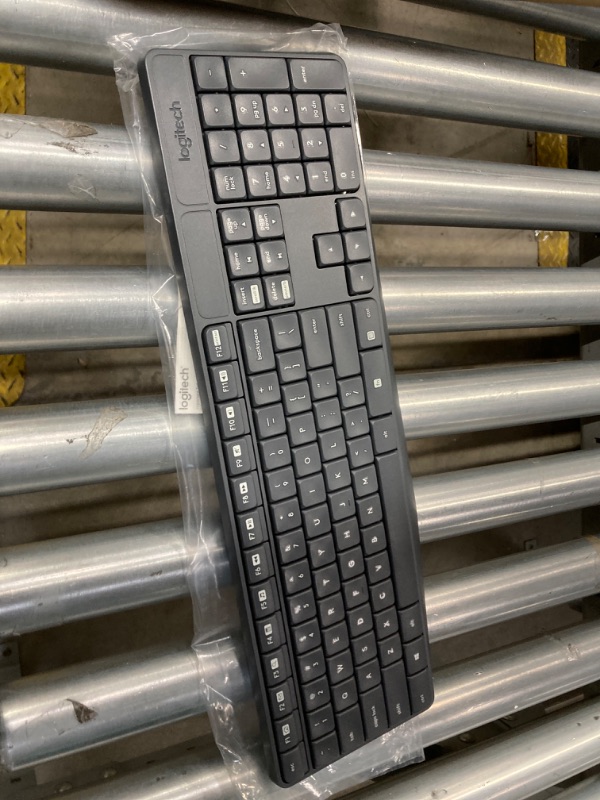 Photo 2 of Logitech MK235 Wireless Keyboard and Mouse Combo for Windows, USB Receiver, 15 FN Keys, Long Battery Life, Compatible with PC, Laptop