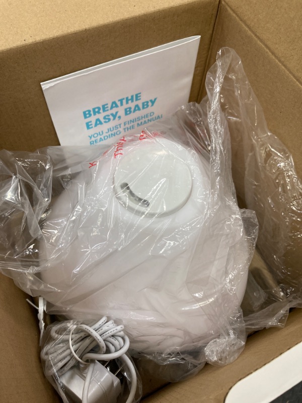 Photo 1 of Frida Baby 3-in-1 Cool Mist Humidifier for Baby with Diffuser + Nightlight, Baby Humidifier for Bedroom, Nursery + Large Rooms, Quiet, Auto Shut Off, Runs +24hrs 0.5 Gallon Tank (1.9 Liter Tank)