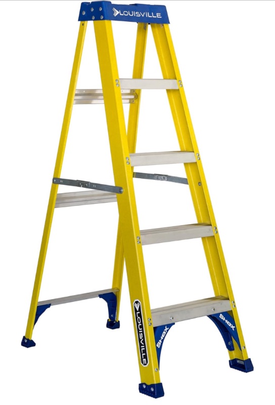 Photo 1 of 
Louisville Ladder
Visit the Store
4.6 4.6 out of 5 stars (1,525)
Louisville Ladder 5-Foot Fiberglass Step Ladder, 250-Pound Load Capacity, Type I, FS2005