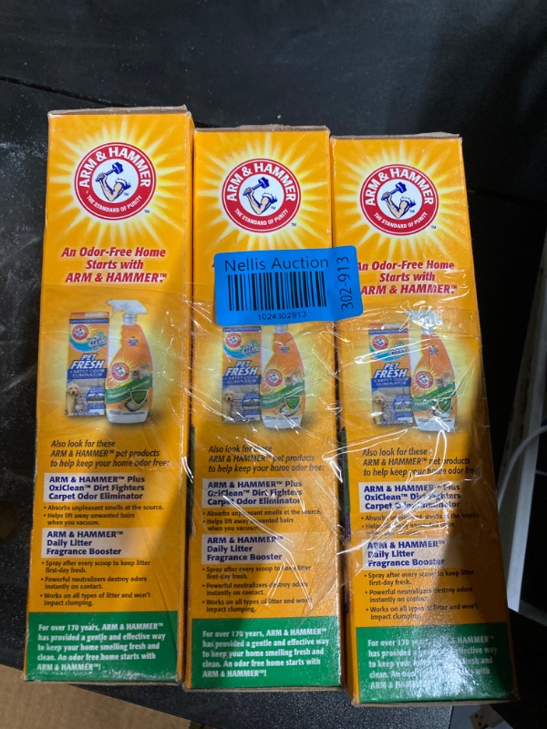 Photo 3 of (***3-Pack***) ARM & Hammer Cat Litter Deodorizer 30 oz 1.88 Pound (Pack of 1)